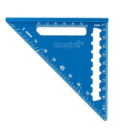 Empire True Blue® snedkervinkel - 120 mm med metriske mål - e2991M