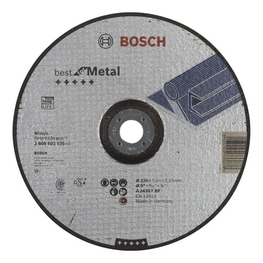 Bosch Skruppeskive A2430t B M 230x7mm - 2608603535