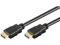 Goobay 58576, 5 m, HDMI Type A (Standard), HDMI Type A (Standard), 3D, 8,16 Gbit/sek., Sort