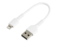 15CM USB TO LIGHTNING CABLE APPLE MFI CERTIFIED - WHITE
