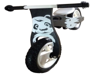 Løbecykel Panda i træ med rigtige lufthjul