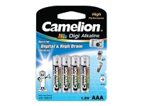 Camelion Digi Alkaline LR03-BP4 - Batteri 4 x AAA - Alkalisk - 1250 mAh