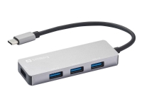 Sandberg - Hub - 1 x SuperSpeed USB 3.0 + 3 x USB 2.0 - desktop