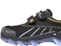 HKSDK B2 sik.sko str. 45 - m/velcro, alu-tåkappe, techfiber sømværn, air-sål, skridfast