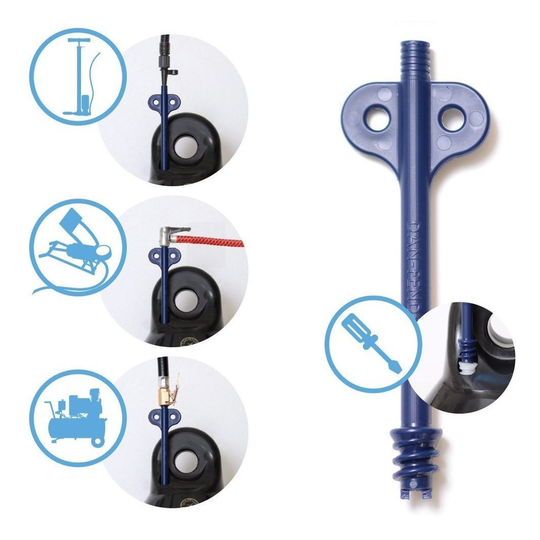 Dan-Fender Adapter Kit til Oppustning, 10 stk.