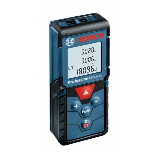 Bosch GLM 40 - Laserafstandsmåler - 0601072900