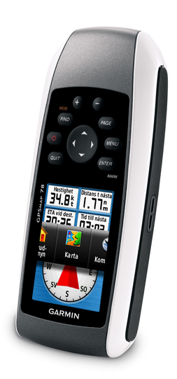 Garmin gpsmap 78s håndholdt gps m/kartdata 2,6