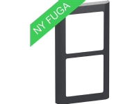 LAURITZ KNUDSEN FUGA SOFT designramme 2 modul lodret, koksgrå.