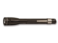 Lygte Mini Maglite® LED sort rækkevidde 116m, 84 lumens, 3380cd bruger 2 stk AAA batterier brændetid ca 5 timer og 45 min