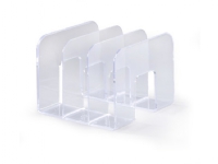Katalogholder Durable Trend, 3 fag, transparent