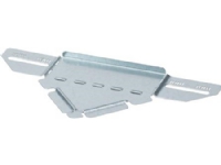WIBE GROUP Universal hjørne for kabelbakker KB184/KB284 højde 60 mm, bredde 70 mm, længde 100 mm El-forzinket