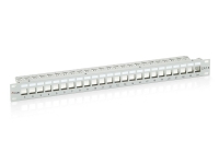 Equip 767124, Cat6, Grå, Reolmontering, 1U, 44 mm, 483 mm