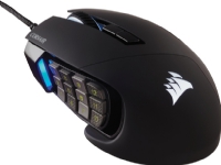 CORSAIR Gaming Scimitar RGB Elite - Mus - optisk - 17 knapper - kabling - USB - sort