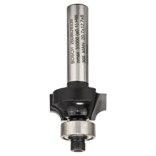 Bosch Fræser Afrund M.kleje Hm 8mm L 13 Mm R 4 - 2608628339