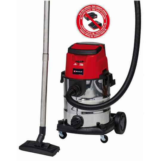 Einhell TE-VC 36/25 Li S akku våd-/tørstøvsuger 25 liter 2x18V u/batteri og lader