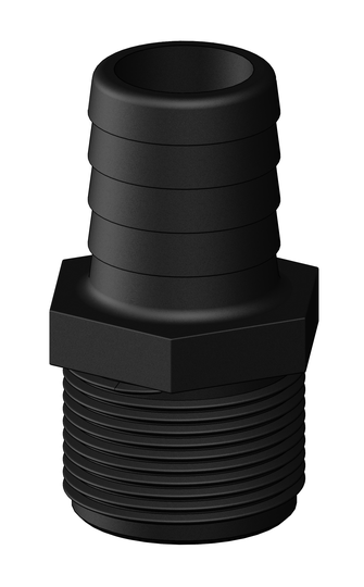 Tru-design Slangstuds 1 1/4 32mm Sort Komposit