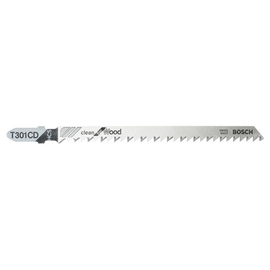 Bosch Stiksavklinge T 301 Cd Træ 5 Stk - 2608637590