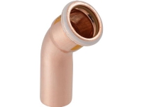 GEBERIT BØJNING. CUG 45° 22MM MUFFE/NIPPEL MAPRESS