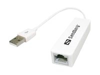 Sandberg USB to Network Converter - Netværksadapter - USB 2.0 - 10/100 Ethernet