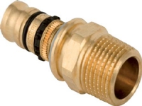 GEBERIT Mepla overgang 16 mm-1/2 udvendig gevind