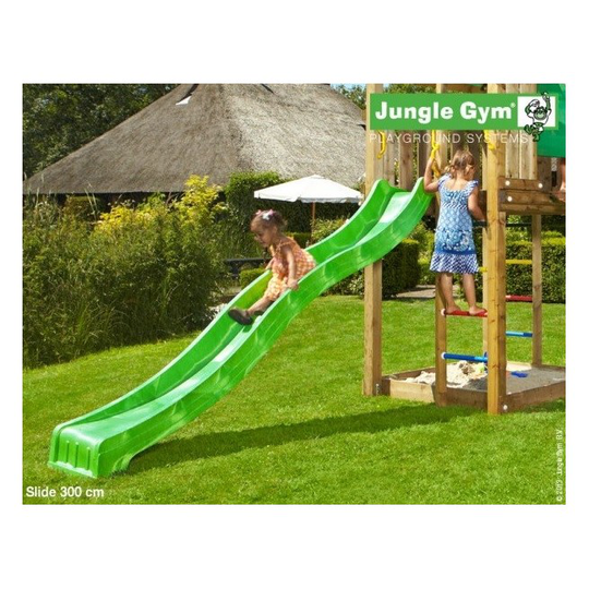Rutschebane Jungle Gym Grøn 2,20 m.