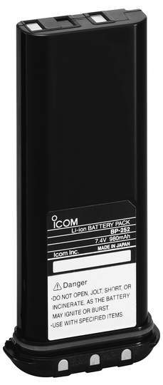 Bat.bp-252 7,4v/900mah li-ion f. ic-m33 + m35