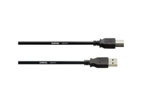 Cordial USB-kabel USB 2.0 USB-A-hanstik, USB-B-hanstik 5.00 m Sort CUSB 5