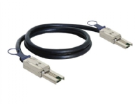 Delock - SAS eksternt kabel - 26-pin 4 skærmet Mini MultiLane SAS (SFF-8088) (han) til 26-pin 4 skærmet Mini MultiLane SAS (SFF-8088) (han) - 1 m