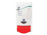 Dispenser Deb Stoko Sanitise manuel plast hvid/rød til 1000 ml refill