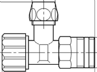 Grohe hjørneventil - 43821000 43821000