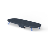 Bords strykjärn Pocket Plus - 90x33 cm - Tyg - Stål - Svart - Blå