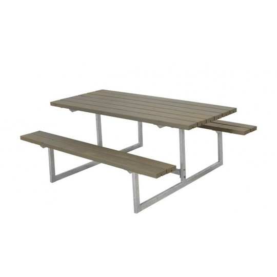Plus Basic Bord/Bænke-sæt grundmalet gråbrun 185810-18