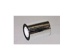 PP alu tape sølv 75mm x 30m - Metalliseret tape, vandfast, og varmefast til 80 gr. C
