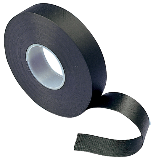 Vulk.tape 19mmx10m sort rotunda