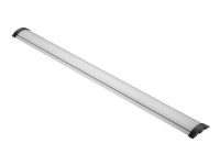 DELTACO OFFICE Aluminum floor cable cover, 1104 x 92 mm, silver