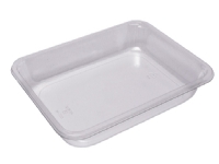 Bakke 1-rum 2227-1E 1035 ml 227x178x35 mm APET Klar,396 stk/krt