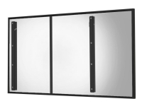 Peerless-AV Outdoor Flat Wall Mount EWL-OH75F - Beslag - for digital skiltning LCD-panel - sort - skærmstørrelse: 75 - vægmonterbar - for Samsung OH