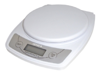 Genie 3606 EDS, Elektronisk køkkenvægt, 5000 kg, 1 g, Hvid, Bordplade, Rektandel