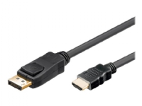 goobay - Adapterkabel - DisplayPort han til HDMI han - 1 m - afskærmet