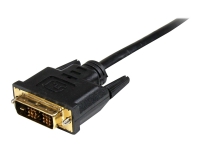 StarTech.com 6ft (1.8m) HDMI to DVI Cable, DVI-D to HDMI Display Cable (1920x1200p), Black, 19 Pin HDMI Male to DVI-D Male Cable Adapter, Digital Mon