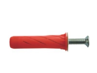 Fischer hulrumsdybel rød uhj - Powerknot rosett 5x55 med unders.hoved 25 stk 5-18mm TX25
