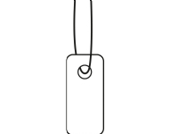HERMA Strung marking tags - Hvid - 7 x 15 mm 1000 etikette(r) etiketter for navneskilte