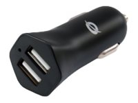 Conceptronic CARDEN - Bilstrømsadapter - 12 Watt - 2.4 A - 2 output-stikforbindelser (USB)