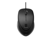 HP Fingerprint - Mus - laser - 3 knapper - kabling - USB - For Windows