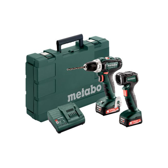 Metabo Set PowerMaxx BS 12 - 601036900 Akku-bore--skruemaskine