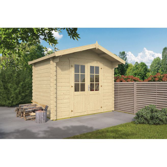 Atlanta Bjælkehytte 28 mm - 400201N - 5,9 m²