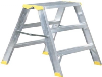 WIBE LADDERS Arbejdsbuk W55AB-2. 2+2 trin. H:496mmxB:665mmxD:664mm. Vægt: 4,7kg