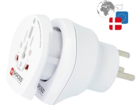 El-Adapter Combo Danmark & Eur