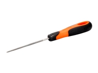Bahco ERGO 1-230-08-2-2, Fil, Rund fil, Andet snit, Plast, Sort, Orange, Ergonomisk, Sikret greb