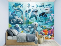 Under havet / Under the Sea tapet 243 x 305 cm
